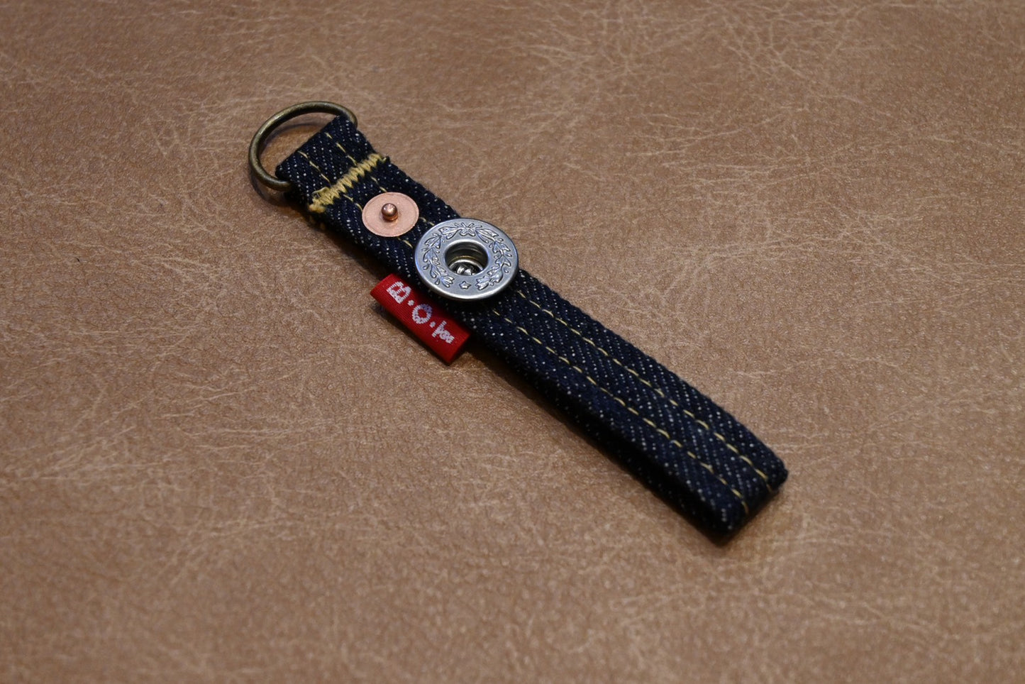 デニムベルトループキーホルダー｜B.O.T ハンドメイド