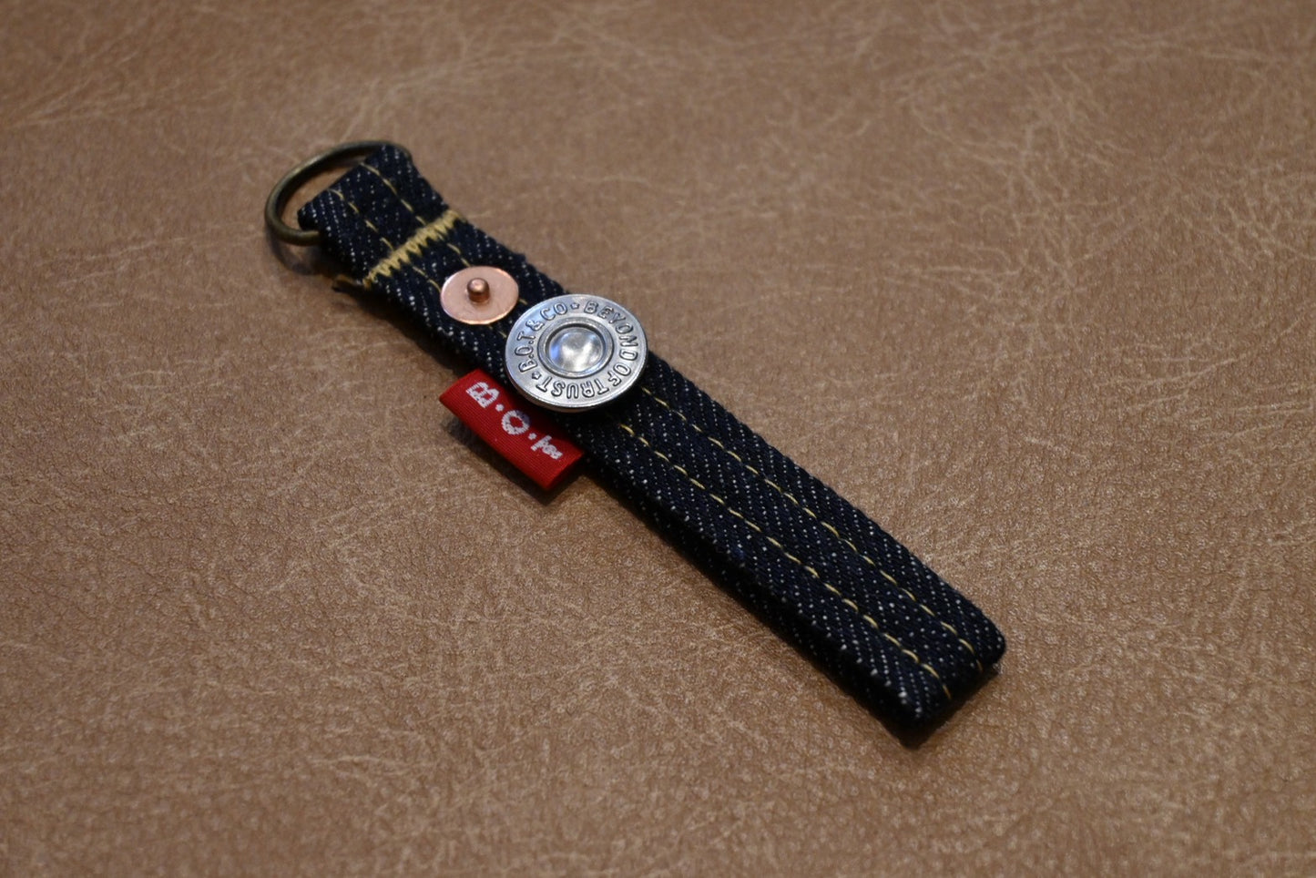 デニムベルトループキーホルダー｜B.O.T ハンドメイド