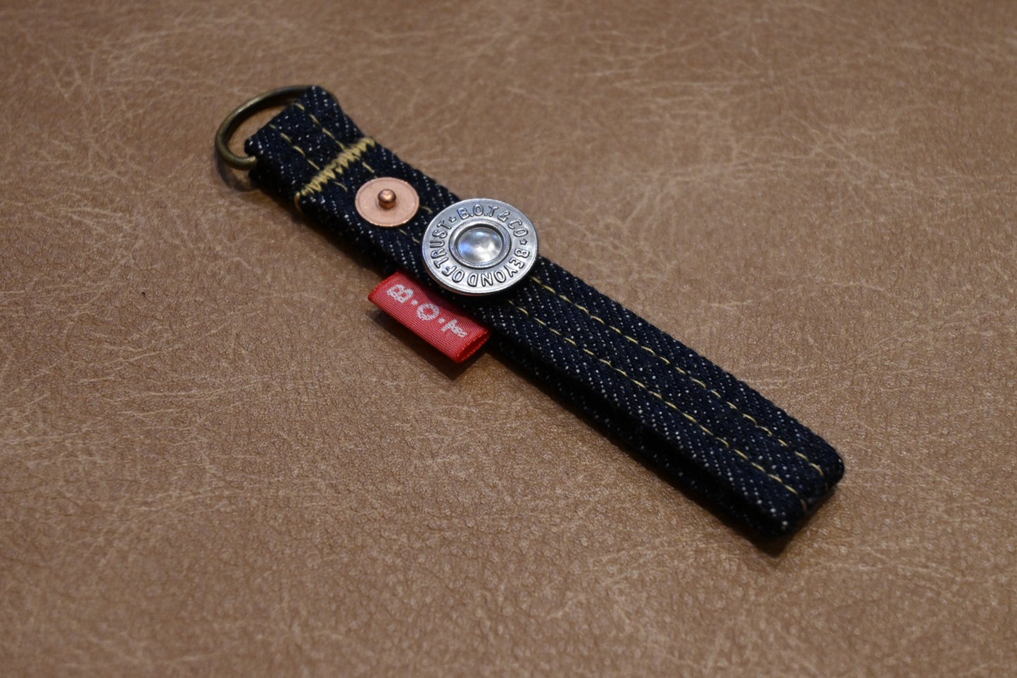 デニムベルトループキーホルダー｜B.O.T ハンドメイド