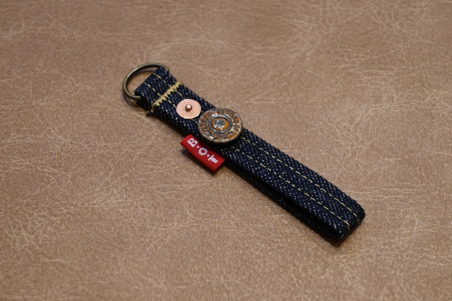 デニムベルトループキーホルダー｜B.O.T ハンドメイド