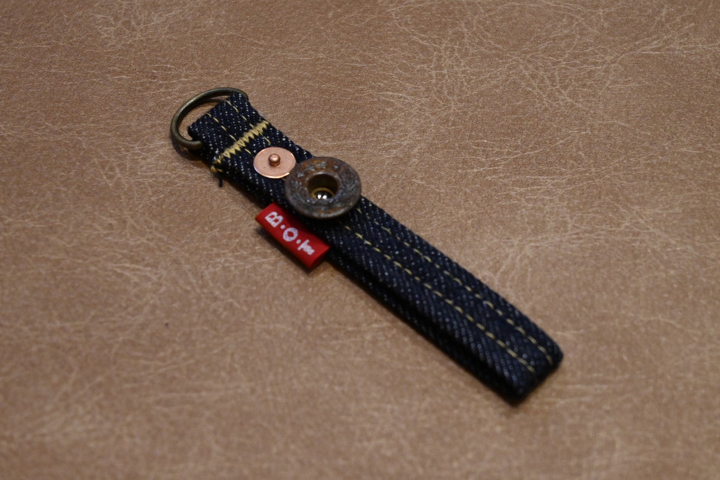 デニムベルトループキーホルダー｜B.O.T ハンドメイド